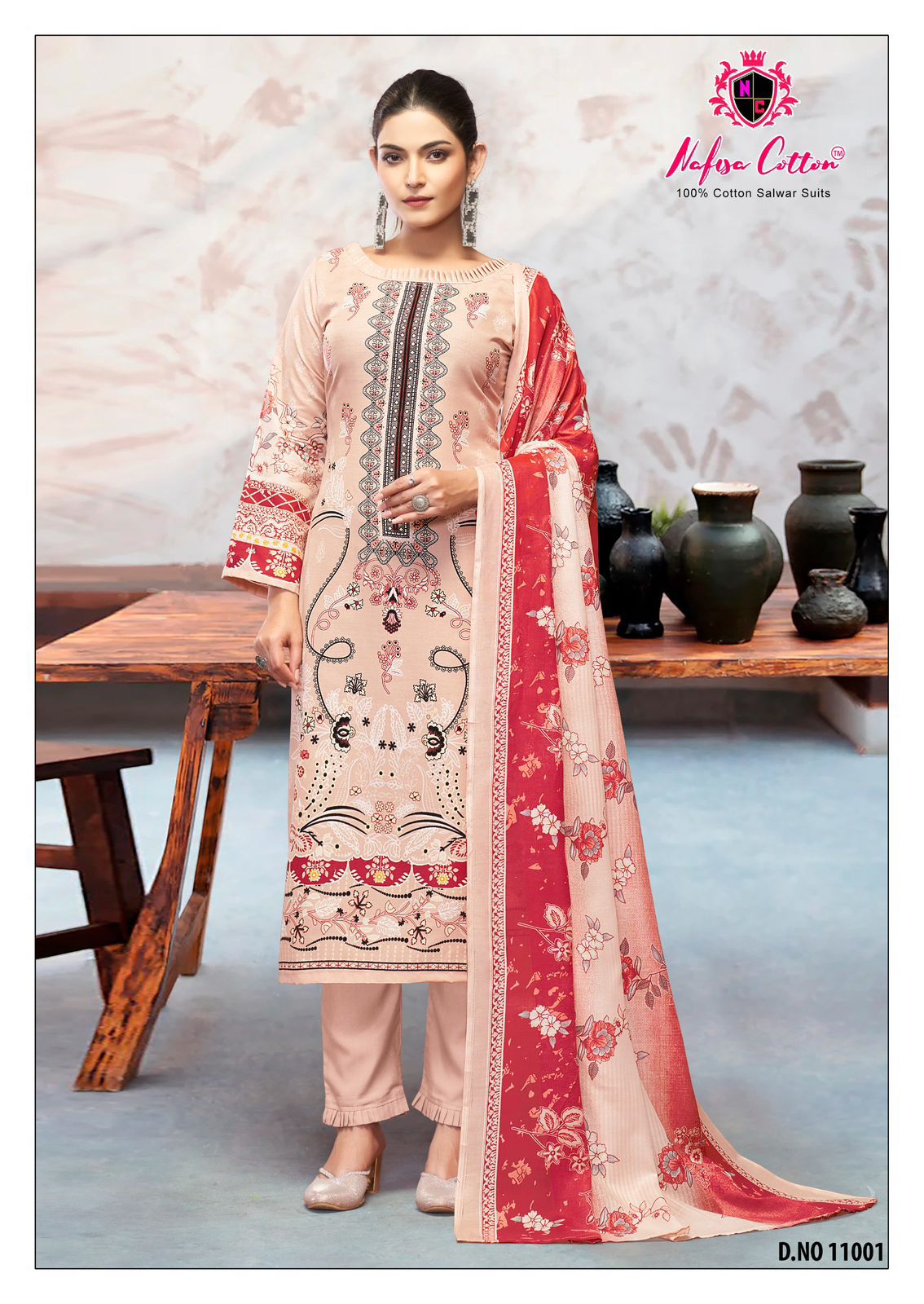Safina Vol 11 By Nafisa Cotton Digital Printed Dress Material Exporters In India